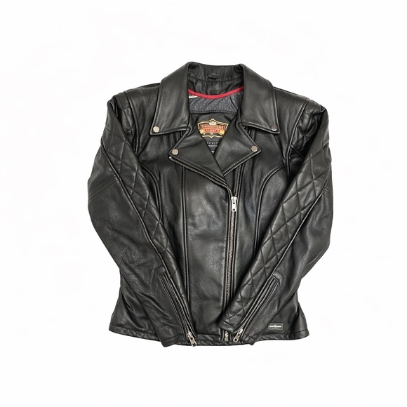 Harley-Davidson Jackets & Blazers - Harley-Davidson Black Quilted Leather Jacket